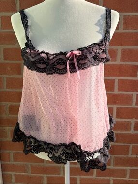 VS pink polka dot babydoll